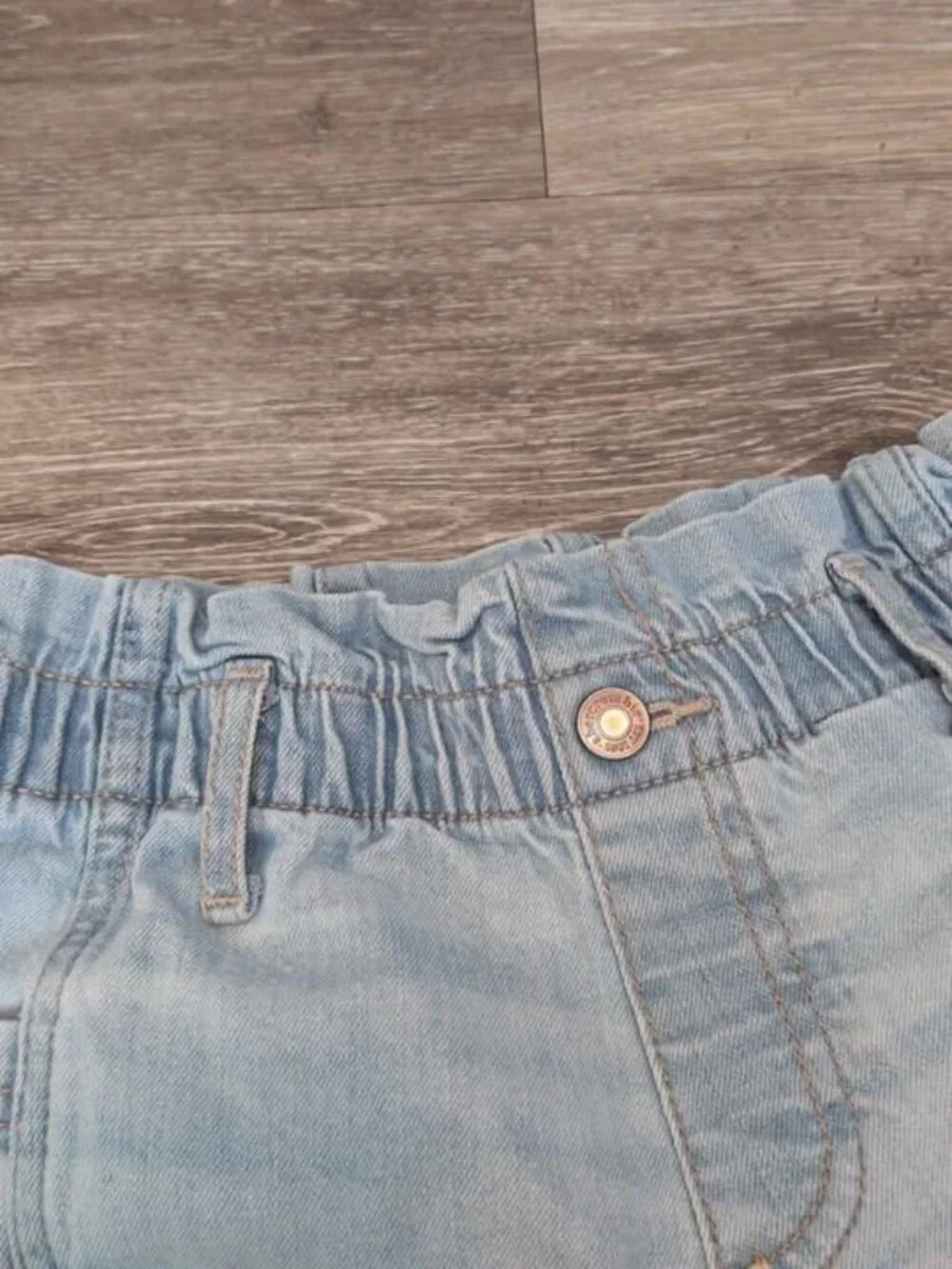 Abercrombie Kids High-Rise Paperbag Waist Short Size 7/8
